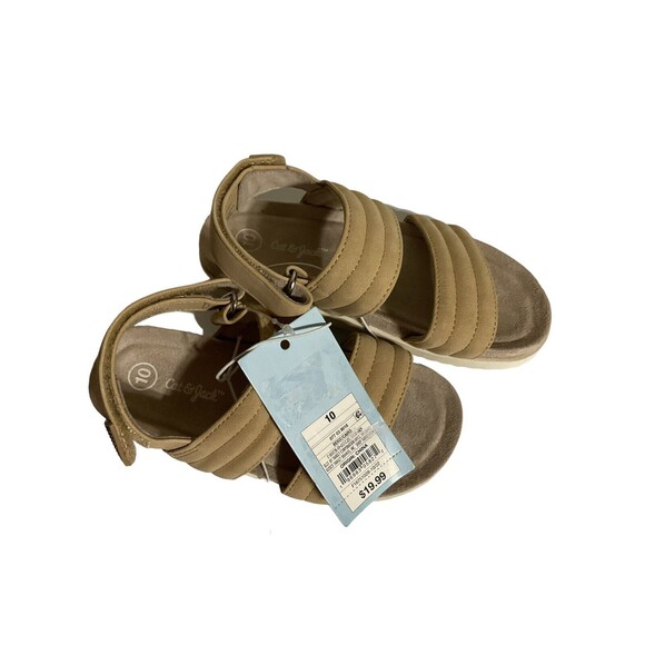 Cat & Jack Three Pairs Of Toddler Girl Sandals Size 10 NWT - Picture 3 of 11